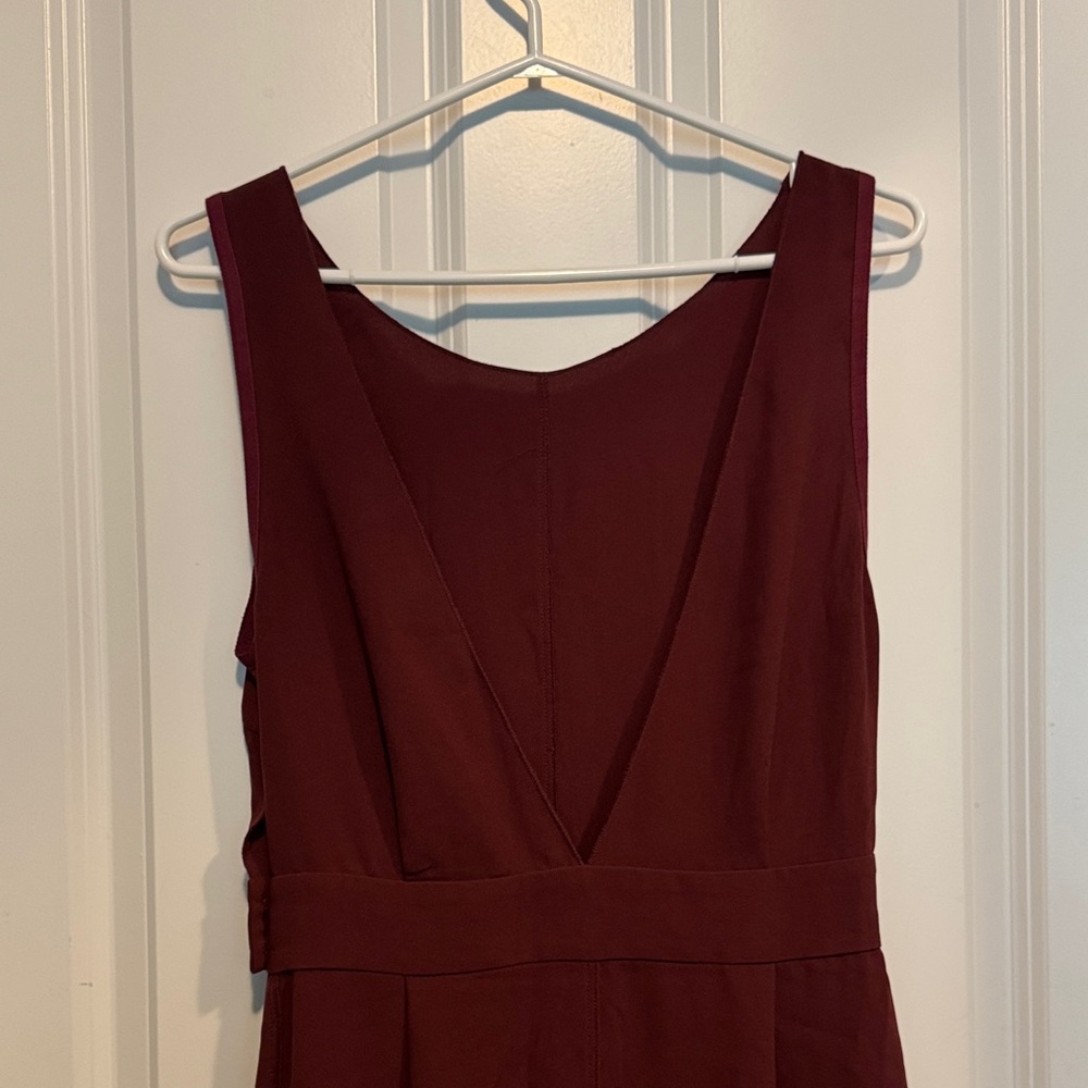 Wilfred Deep Red Mini Dress - Picture 5 of 7